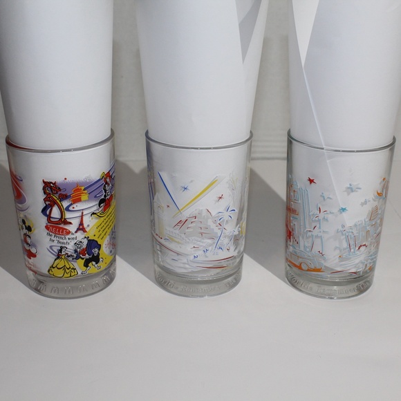 Disney Collectable Anniversary Glass Ware Set 3 - Picture 5 of 12